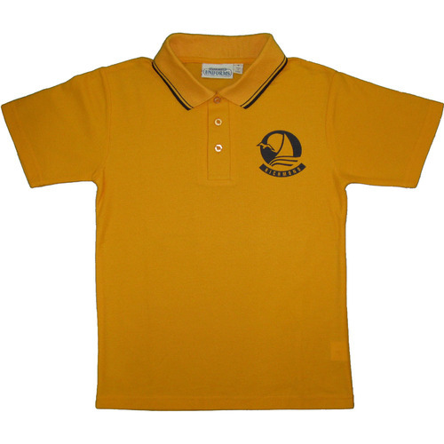 Plain Cotton School T-Shirts, Sleeve Type : Half Sleeves