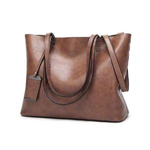 Plain Ladies Shoulder Bags, Color : Brown