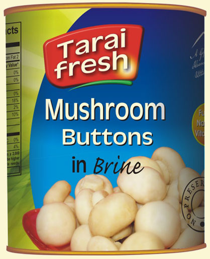 Mushroom Buttons In Brine
