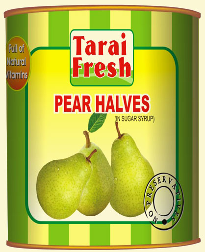 Pear Halves In Sugar Syrup