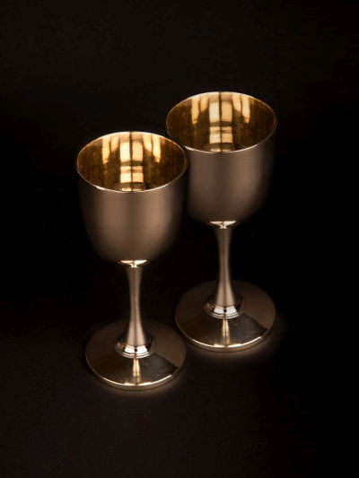 Pure Bronze Chardonnay Glasses
