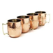 Round Pure Copper Mule Mugs, for Drinkware, Style : Antique
