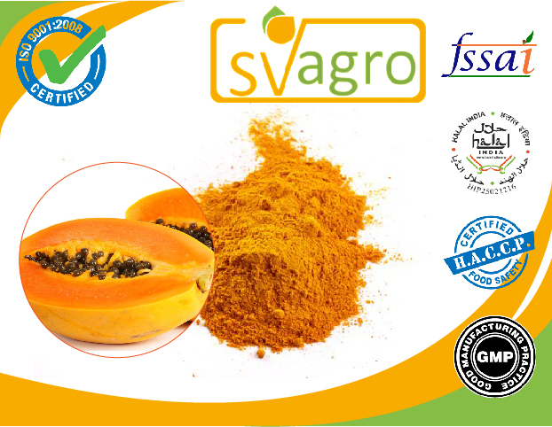 SVAGRO Spray Dried Papaya Powder, Packaging Type : Bulk