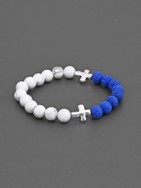 Ethnic Bi Colored Bracelet