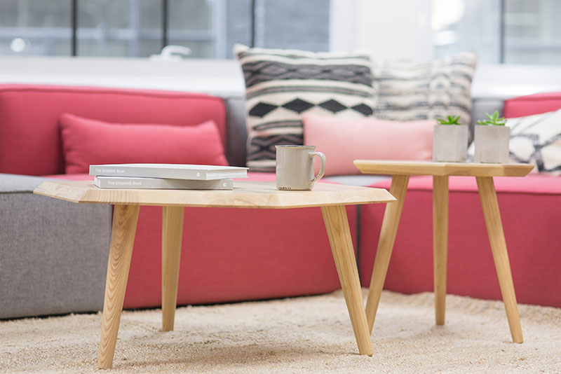 Polished Plain Wood coffee table, Size : Standard