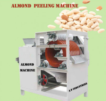 Semi Automatic Almond Peeling Machine, Voltage : 220V