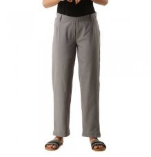 Plain Gray Cotton Pants, Size : M, XXL