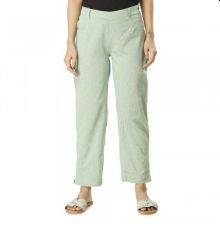 Plain Green Cotton Pants, Size : M, XL, XXL