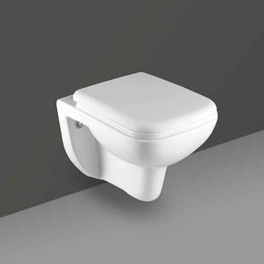 Rectangular Polished Ceramic SOYOTO Wall Hung Toilet, for Plain, Feature : Durable, Fine Finishing