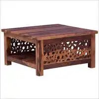 Home Decor Wooden Center Table, for Decoration Use, Pattern : Plain