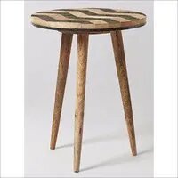 Solid Wood Round Stool