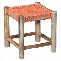 Plain Solid Wood Seating Stool, Size : 10x10x8Inch, 14x14x12Inch