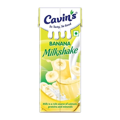 Cavins Banana Milkshake