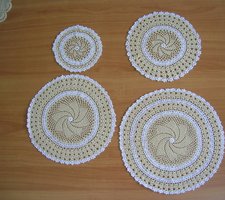 Plain Cotton table placemats, Size : Standard