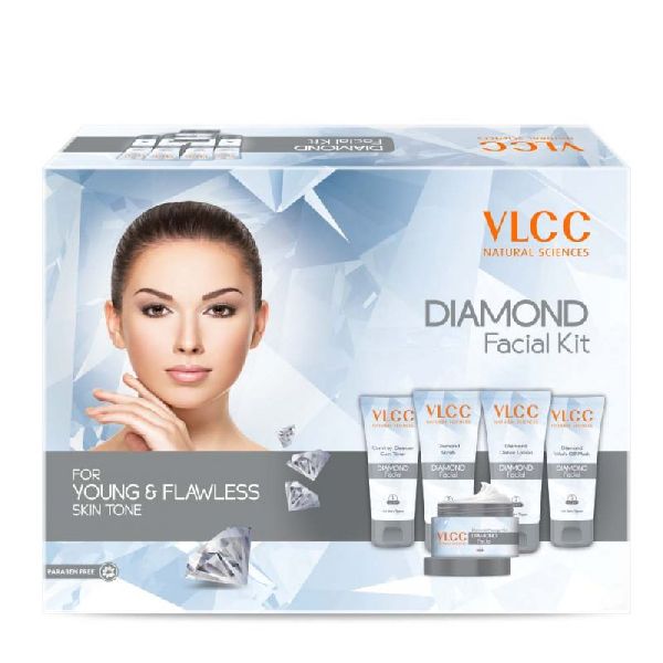 VLCC Diamond Polishing Facial Kit For Young & Flawless Skin Tone((250gm))