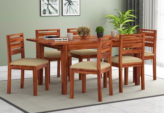 Advin 6 Seater Extendable Dining Set By Woodenstreet Furniture Advin 6 Seater Extendable Dining Set Id 5415710