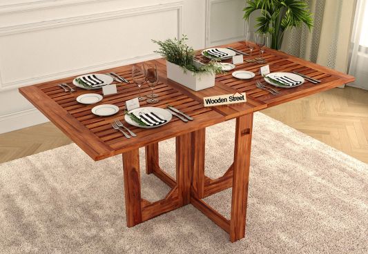 Rectangle Paul Foldable Dining Table, for Home