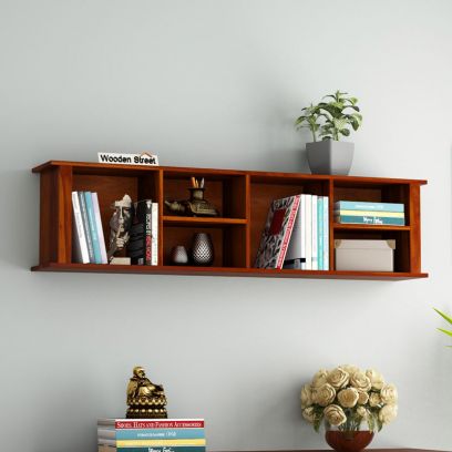Tia Wall Shelf by Woodenstreet furniture, tia wall shelf from Jodhpur Rajasthan | ID - 5415594