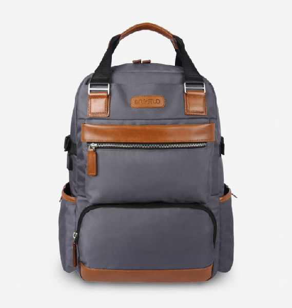 Hunk Grey and Tan Laptop Bag