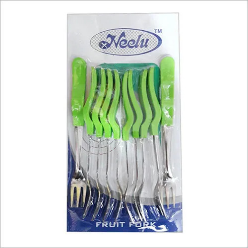 Plastic and Stainless Steel Fork