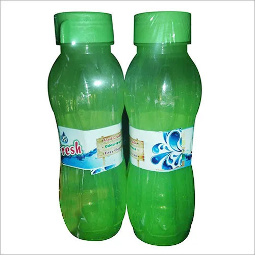 100 - 200 gm Plain Plastic Water Bottle, Color : Green