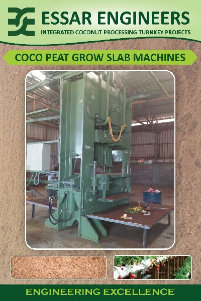 ESSAR ENGINEERS Hydraulic 2000-4000kg Coco Peat Block Machine, Voltage : 220V