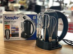 Sonifer 3 In 1 SF-7015 Electric 300 W Hand Mixer 5 Speeds Cake Tools
