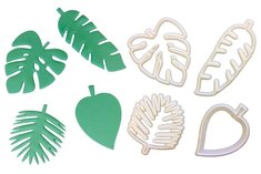 Tropical Leaf Fondant Cookie Cutter Cake Tools