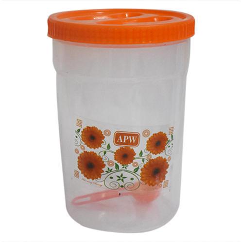 PP Printed plastic container, Shape : Round