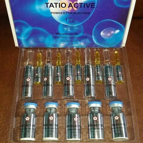 Tatio active DX 12g Glutathione 5 Session Skin Whitening Injection:-