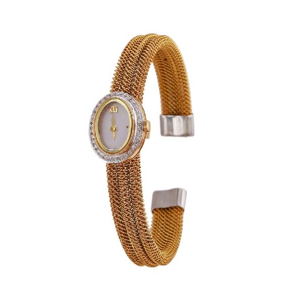 Ladies Gold Bracelet Watch