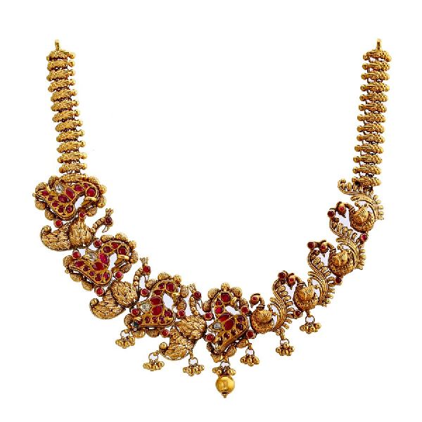 Ladies Gold Necklace, Purity : 22crt