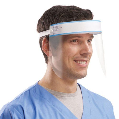 Plastic PVC Face Shield, For Laboratories, Pharma Industry, Size : Standard