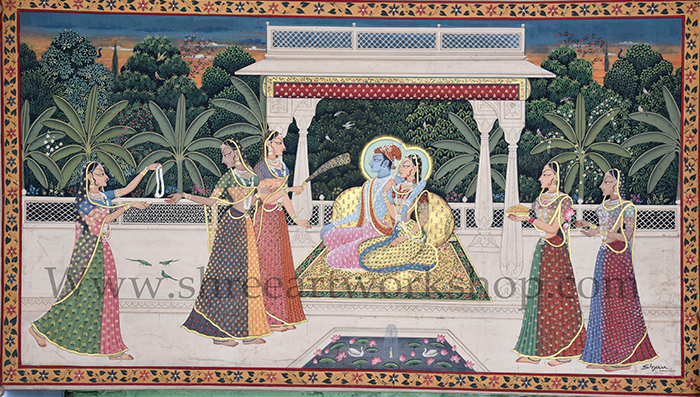 Radha Krishna Pichvai Painting