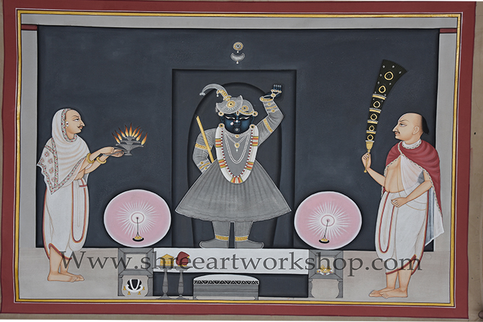 Shyam Gata Pichvai Painting