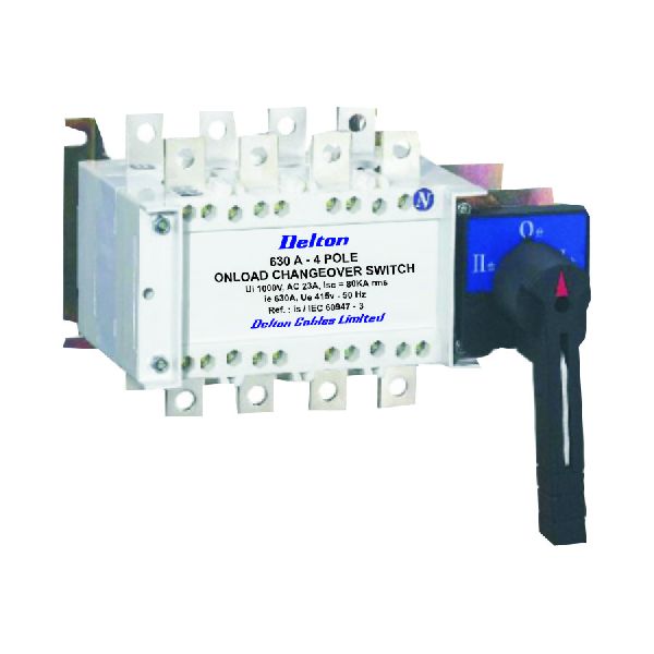 Onload Changeover Switch, for Control Panels, Industrial Use, Feature : Easy To Install