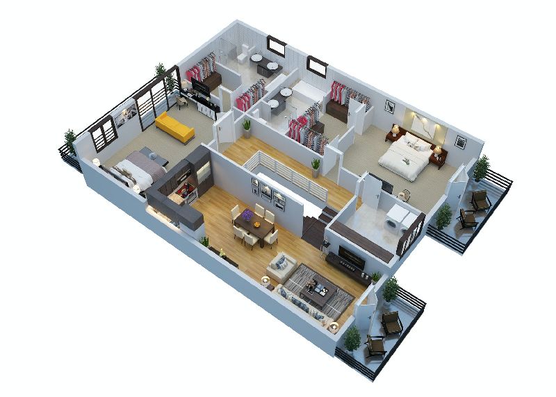 2D Floor Plan Services