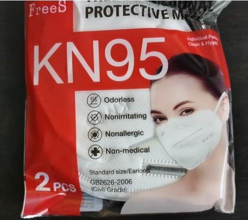 Non Woven KN95 Masks From China, Packaging Type : White