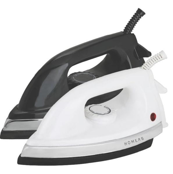 Steelco Dry Iron (White, Black), Certification : ISI Certified