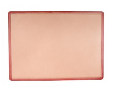 Natural Padded Leather Rectangle Placemats