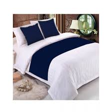 Cotton Blue Bed Quilt, for Home, Hotel, Technics : Handloom