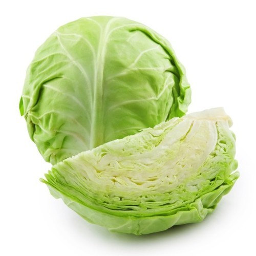 Organic Fresh Natural Cabbage, Color : Green