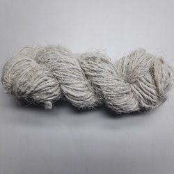 Golden Silk Bleached Recycle Linen Yarn, for Rugs, Mat, Carpet, Cushion Cover, Bag Etc.