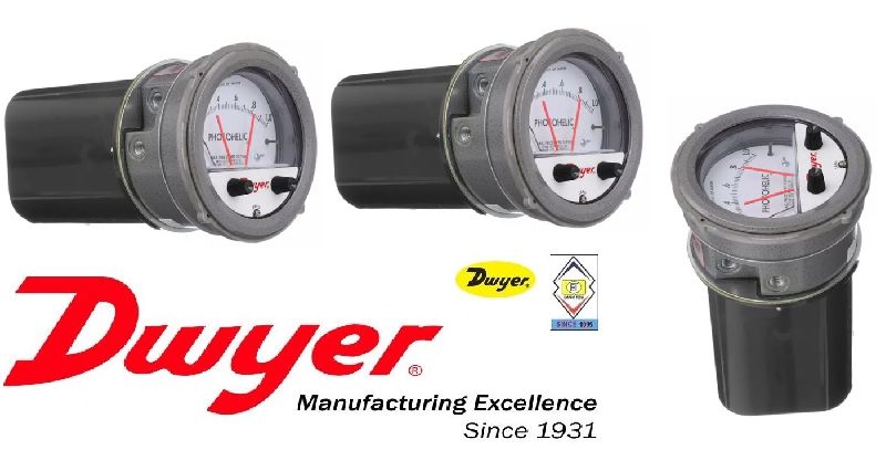 Dwyer A3010 Photohelic Pressure Switch Gages