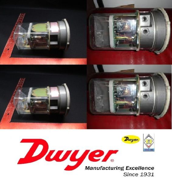 Dwyer A3004 Photohelic Pressure Switch Gages