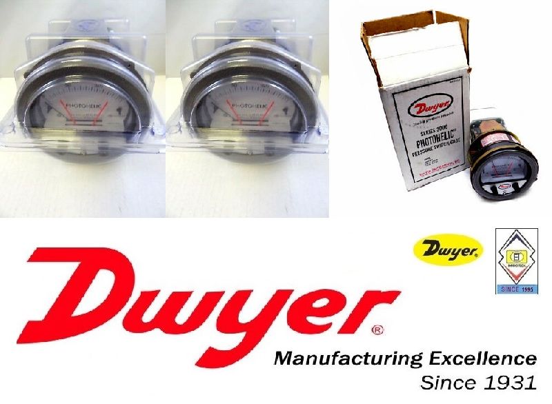 Dwyer A3010 Photohelic Pressure Switch Gages