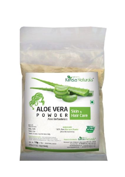 KERALA NATURALS ALOEVERA POWDER50GM, for Cosmetics, Feature : Hygienically Packed, High Quality, Effectiveness