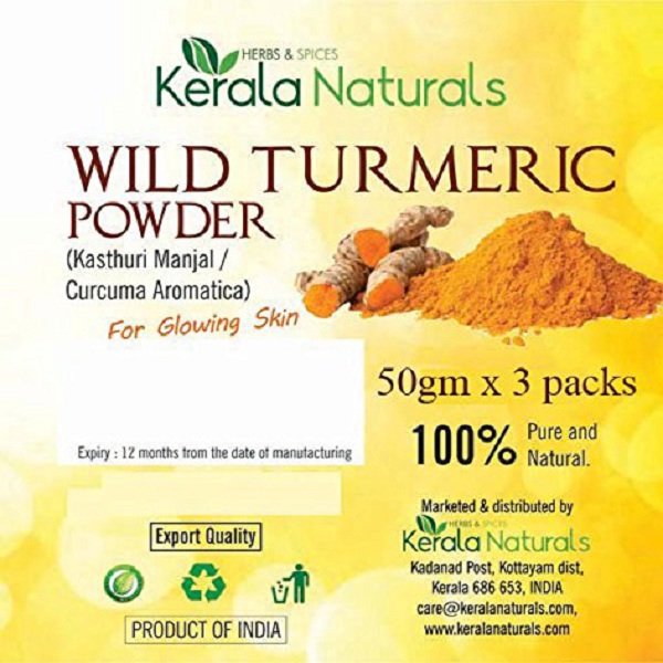 KERALA NATURALS KASTURI TURMERIC POWDER 50GM, for Ayurvedic Products, Cosmetic Products, Packaging Type : PACKETS