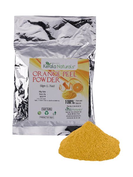 Kerala naturals orange peel powder 50gm, for Personal, Packaging Type : Packet