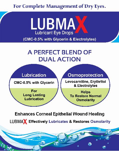 Lubmax Eye Drops, Form : Liquid